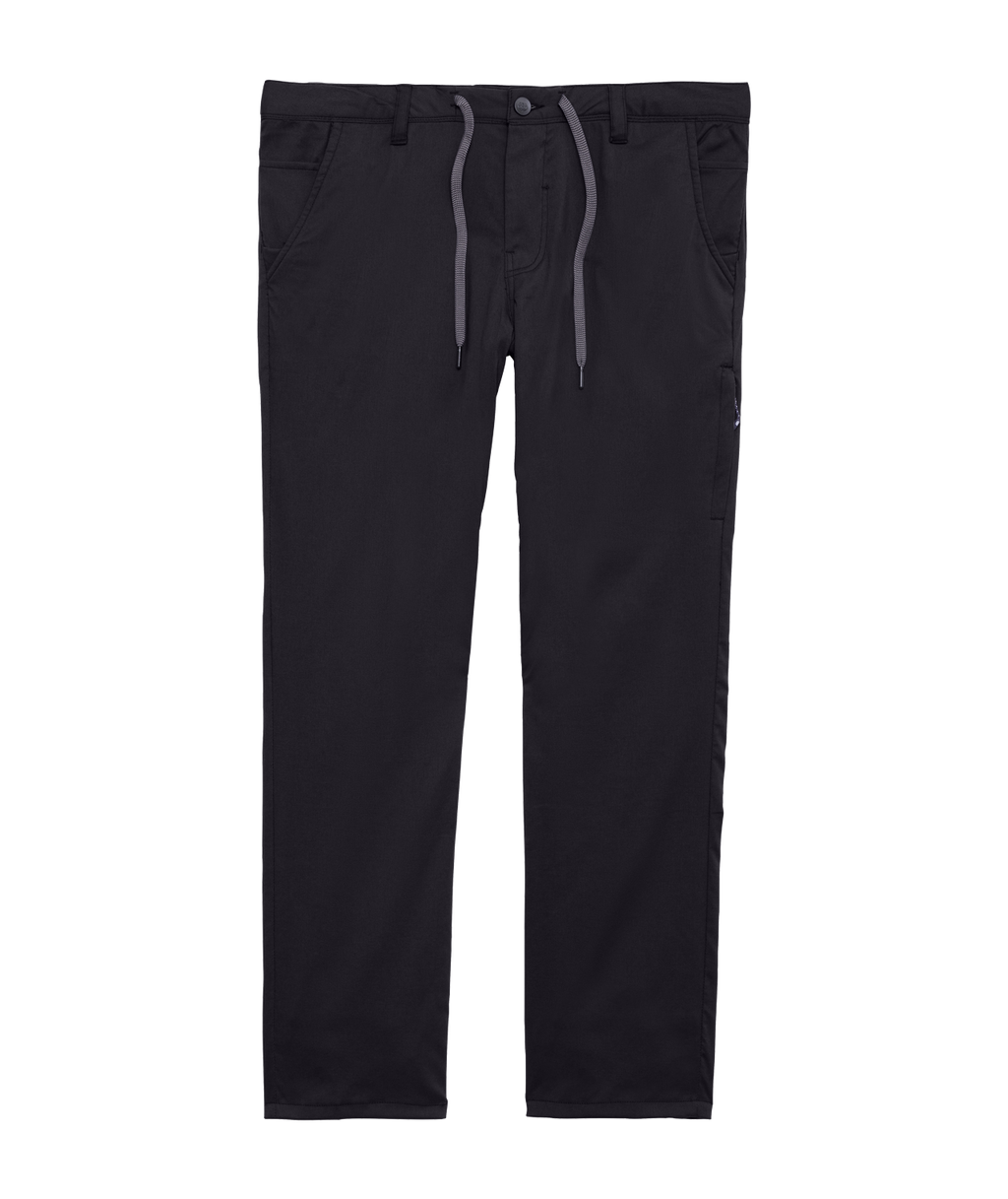 686 Men's Everywhere Merino Wool Lined Pant - Relaxed Fit - BLACK