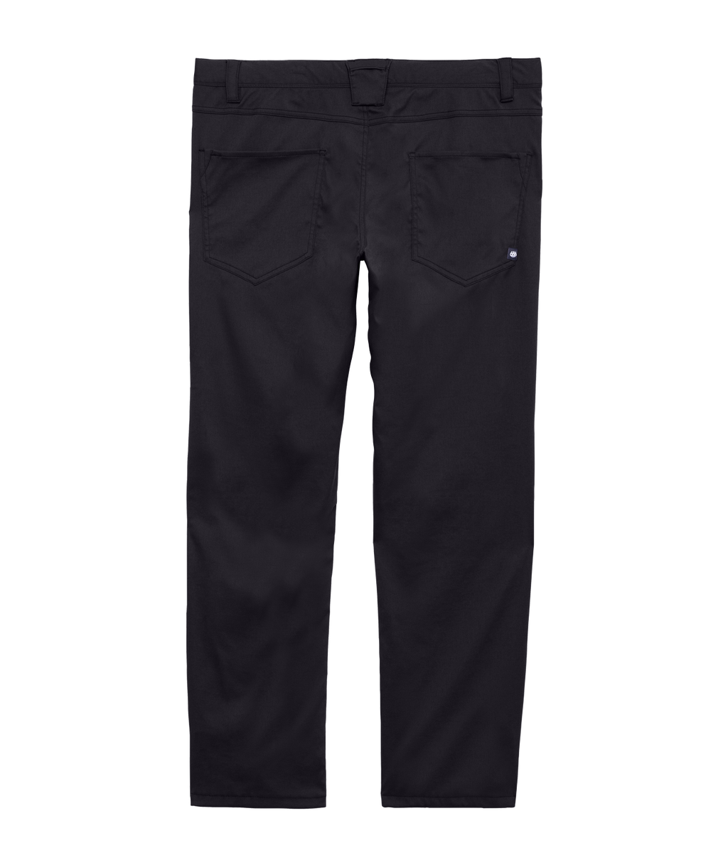 686 Men's Everywhere Merino Wool Lined Pant - Relaxed Fit - BLACK