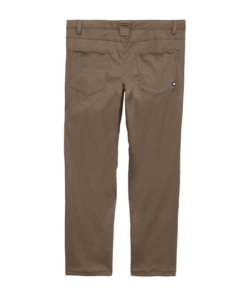 686 Men's Everywhere Merino Wool Lined Pant - Relaxed Fit - TOBACCO