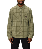 Men's Sierra Fleece Flannel - SAGE BLACK PLAID