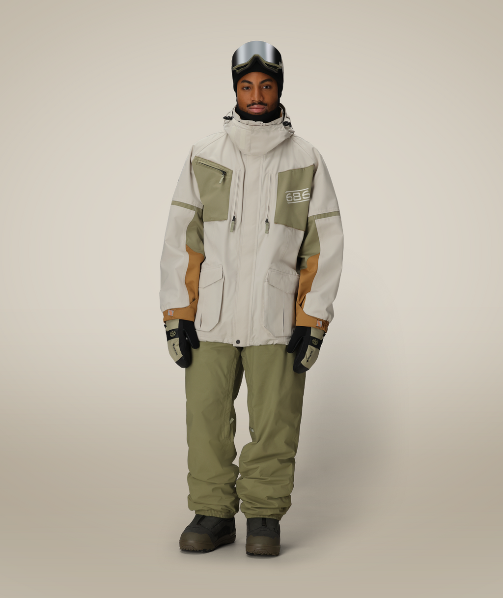MENS 2001 TRANSFER 2001 JACKET - LIMESTONE COLORBLOCK