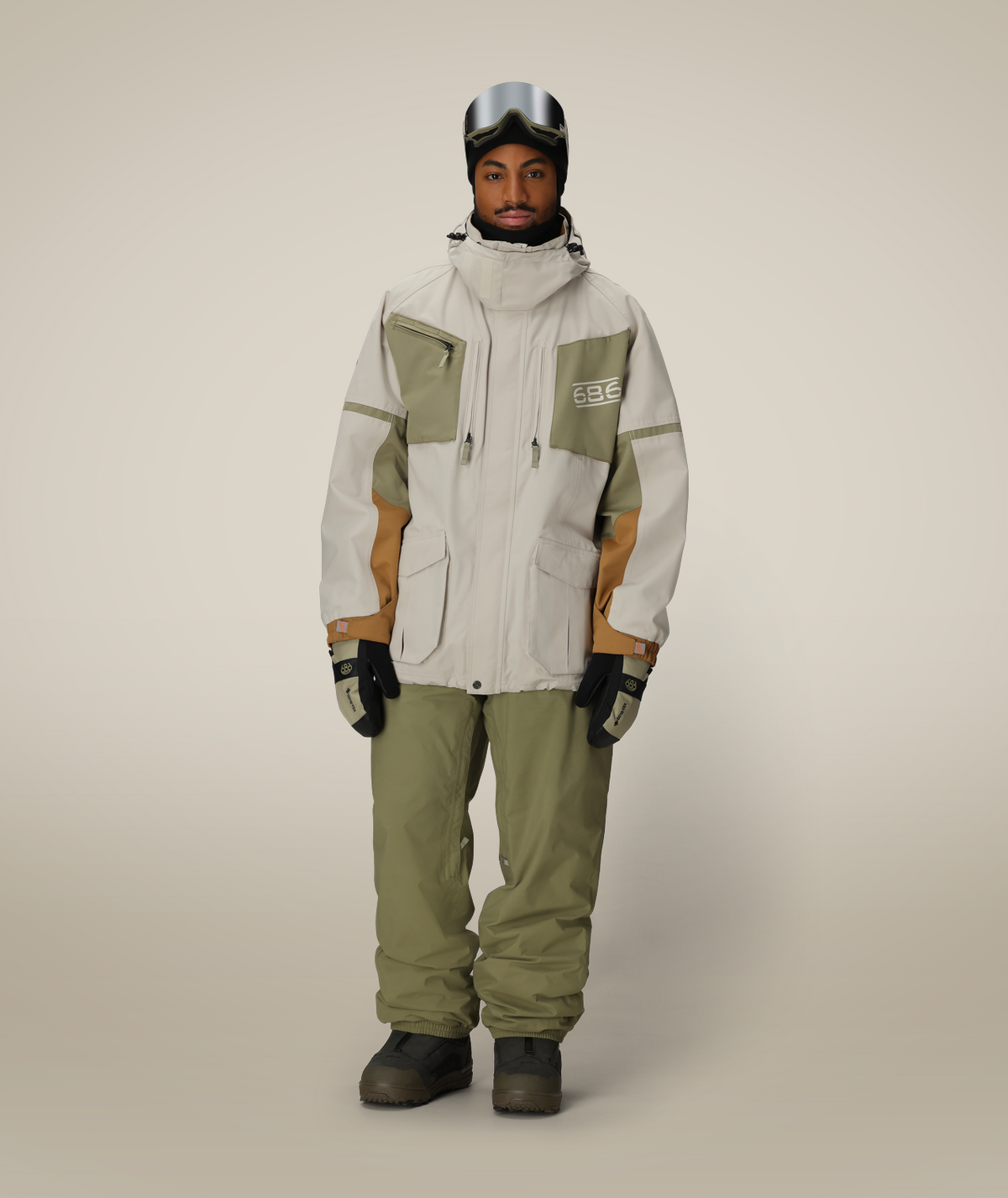MENS 2001 TRANSFER 2001 JACKET - LIMESTONE COLORBLOCK