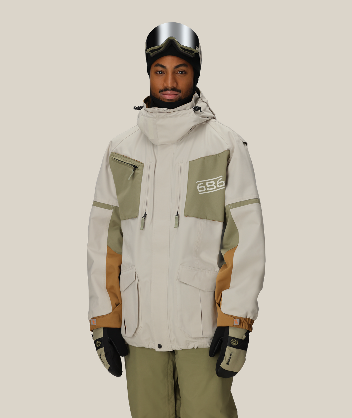 MENS 2001 TRANSFER 2001 JACKET - LIMESTONE COLORBLOCK