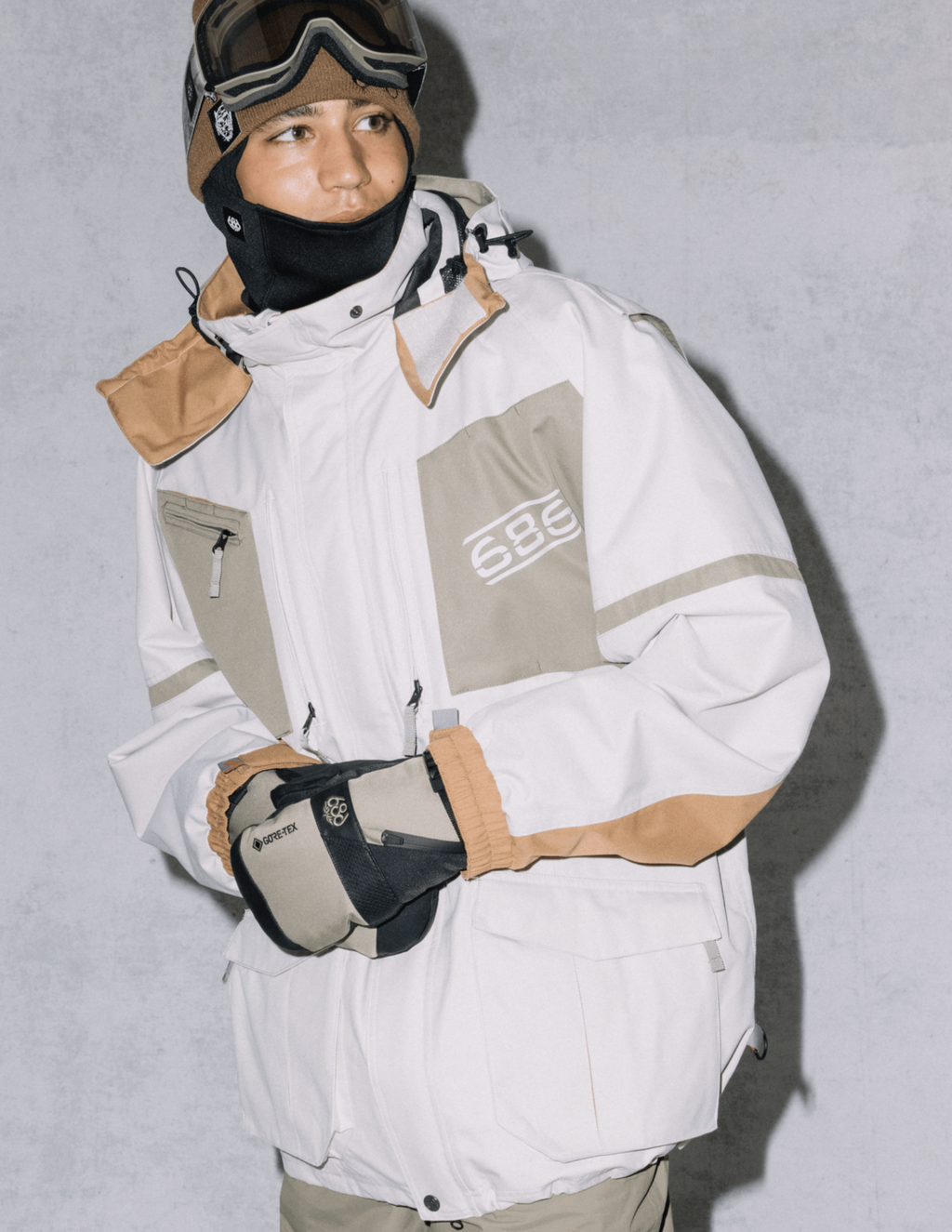 MENS 2001 TRANSFER 2001 JACKET - LIMESTONE COLORBLOCK