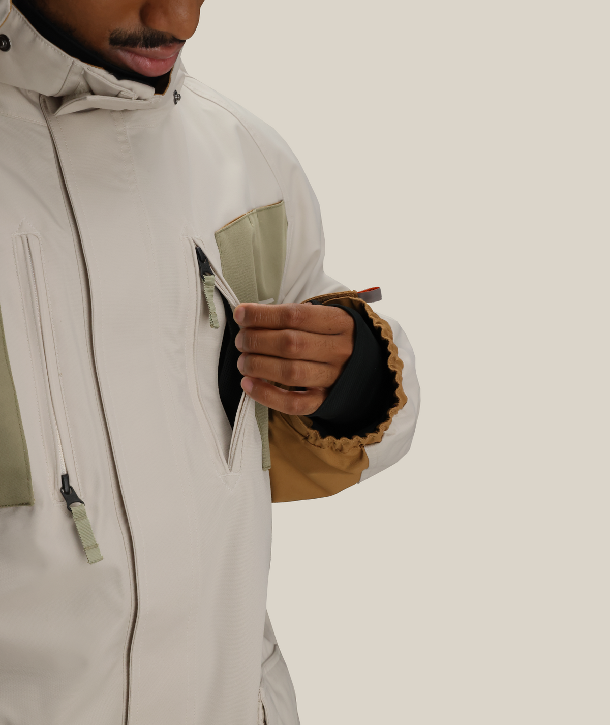 MENS 2001 TRANSFER 2001 JACKET - LIMESTONE COLORBLOCK