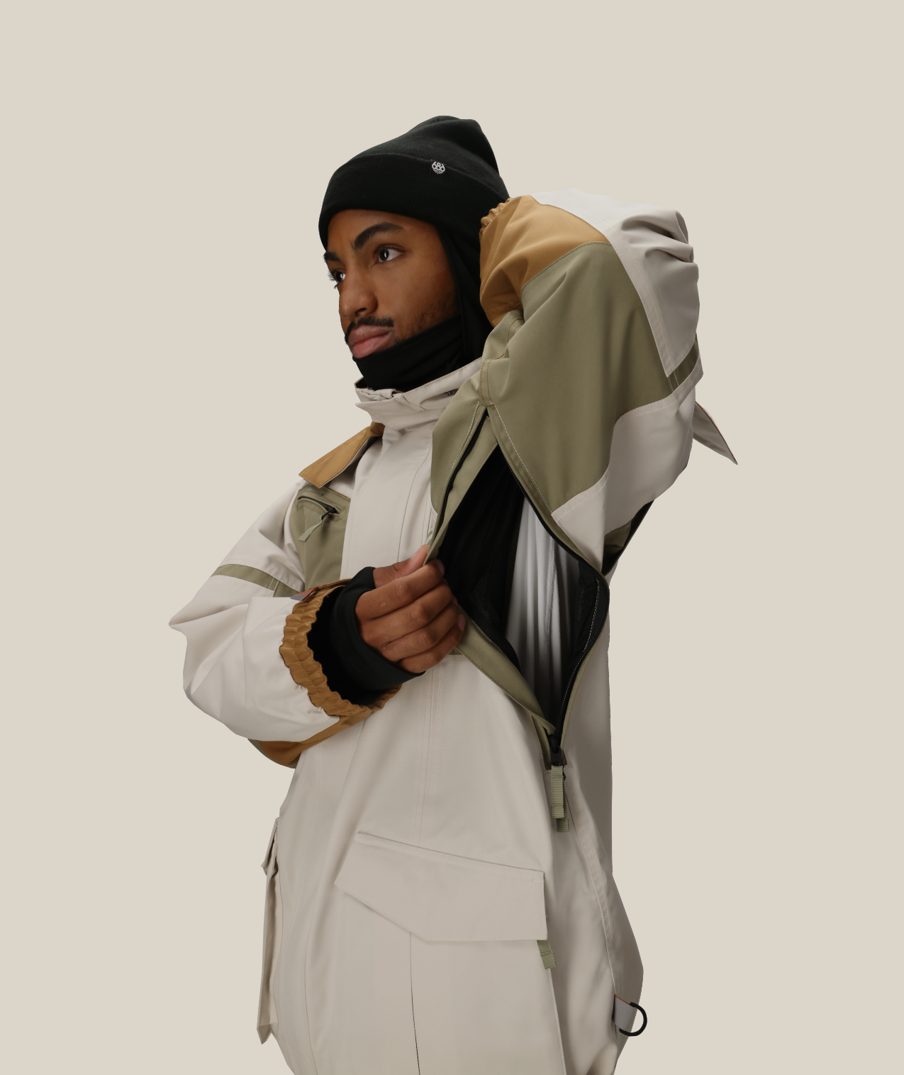 MENS 2001 TRANSFER 2001 JACKET - LIMESTONE COLORBLOCK