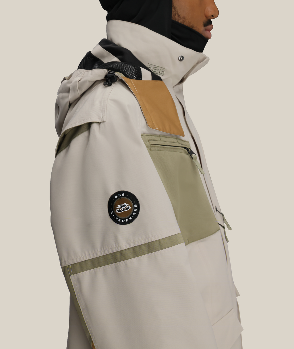 MENS 2001 TRANSFER 2001 JACKET - LIMESTONE COLORBLOCK