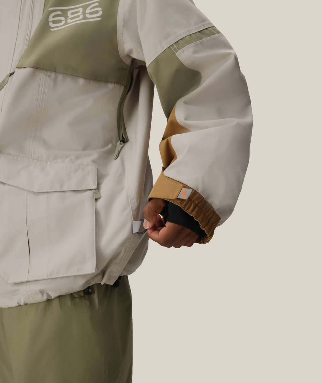 MENS 2001 TRANSFER 2001 JACKET - LIMESTONE COLORBLOCK