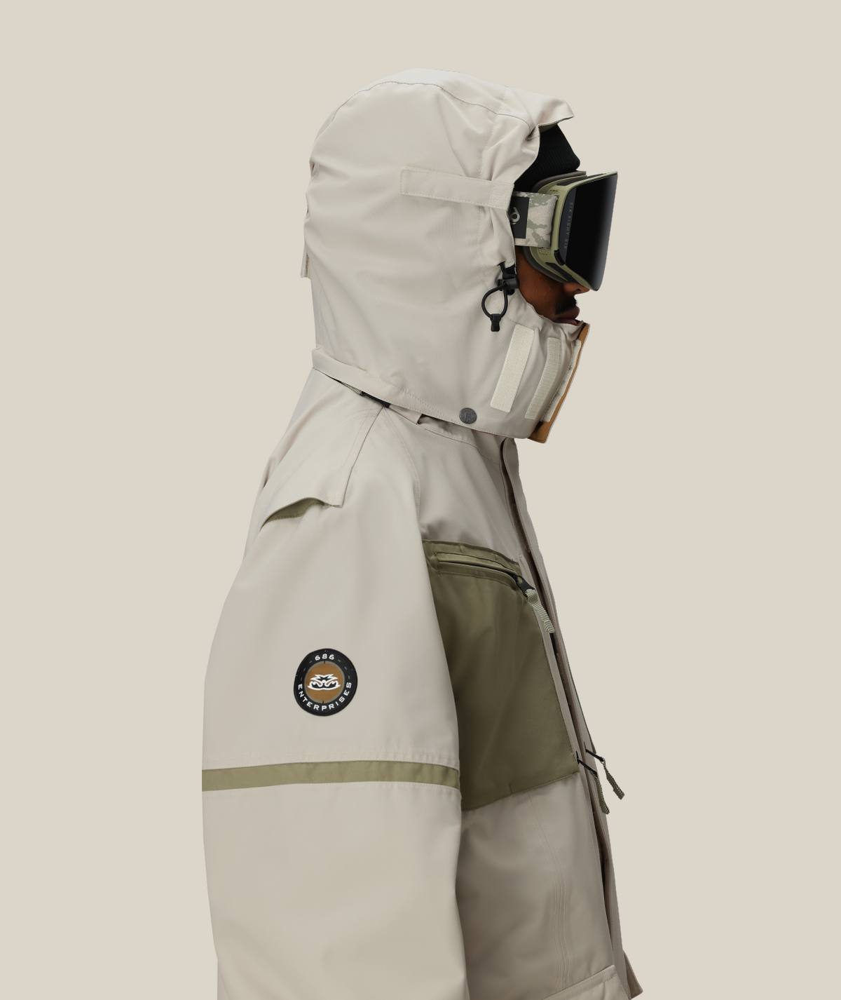 MENS 2001 TRANSFER 2001 JACKET - LIMESTONE COLORBLOCK