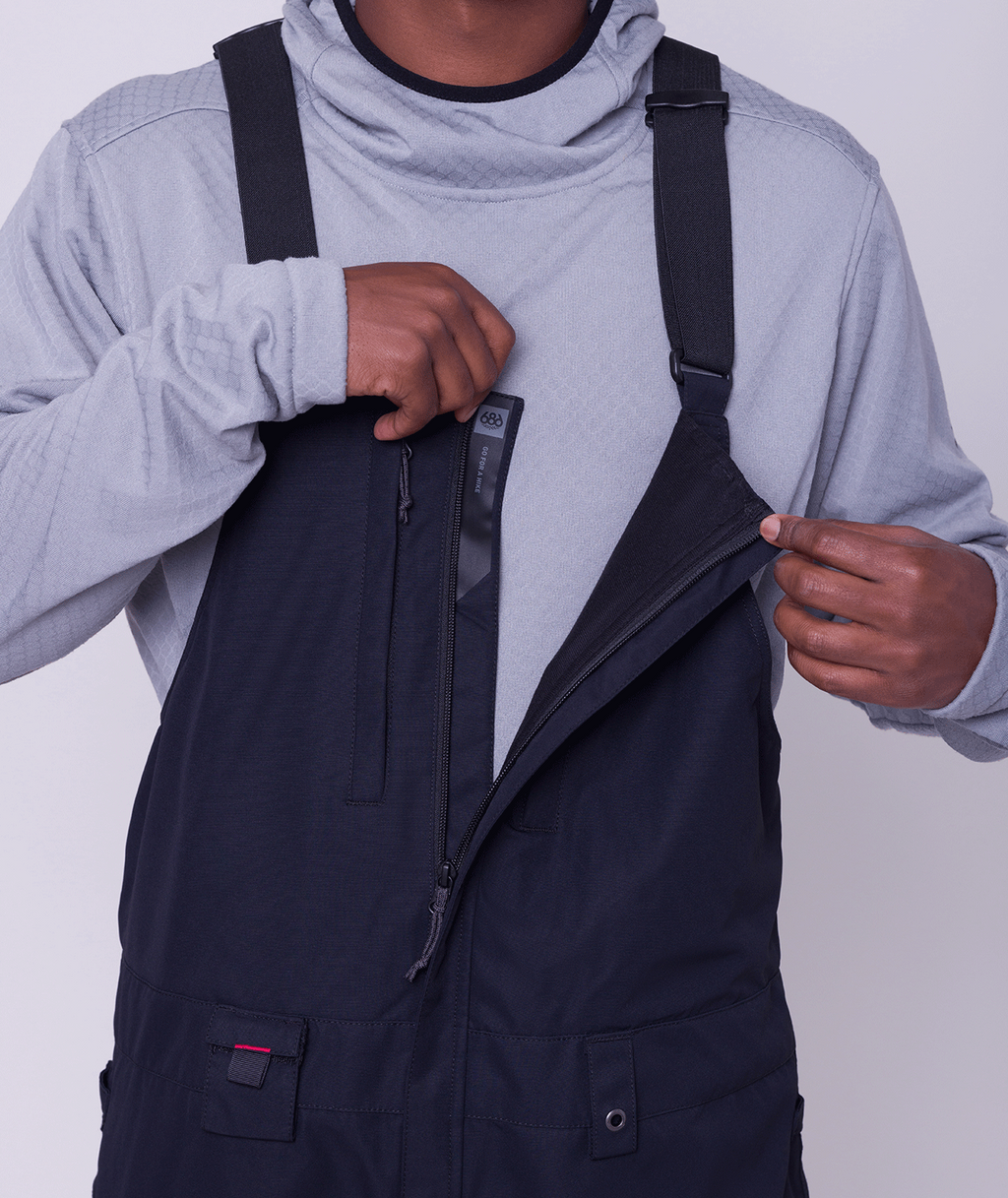 Men's SMARTY® 3-in-1 Cargo Bib - BLACK