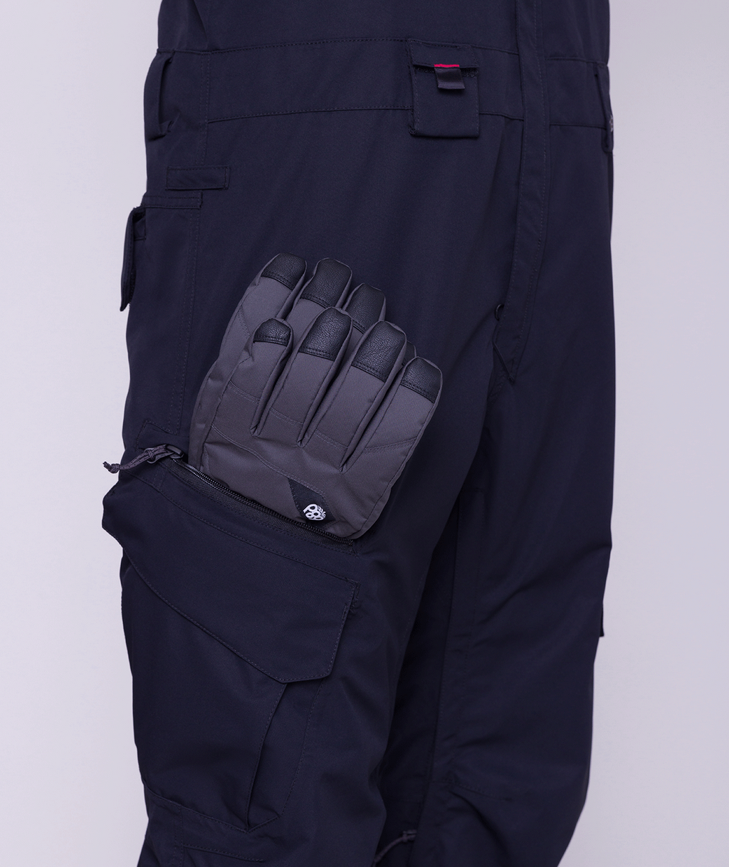Men's SMARTY® 3-in-1 Cargo Bib - BLACK