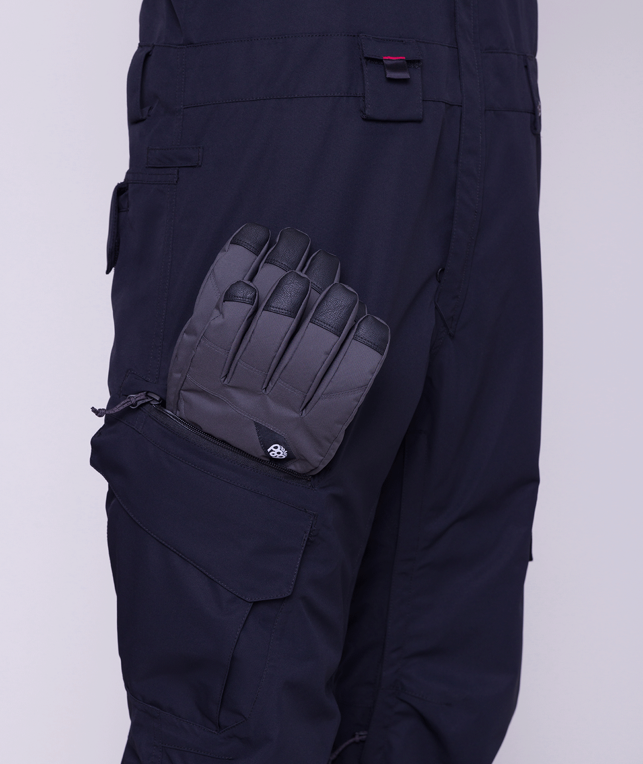 Men's SMARTY® 3-in-1 Cargo Bib - BLACK