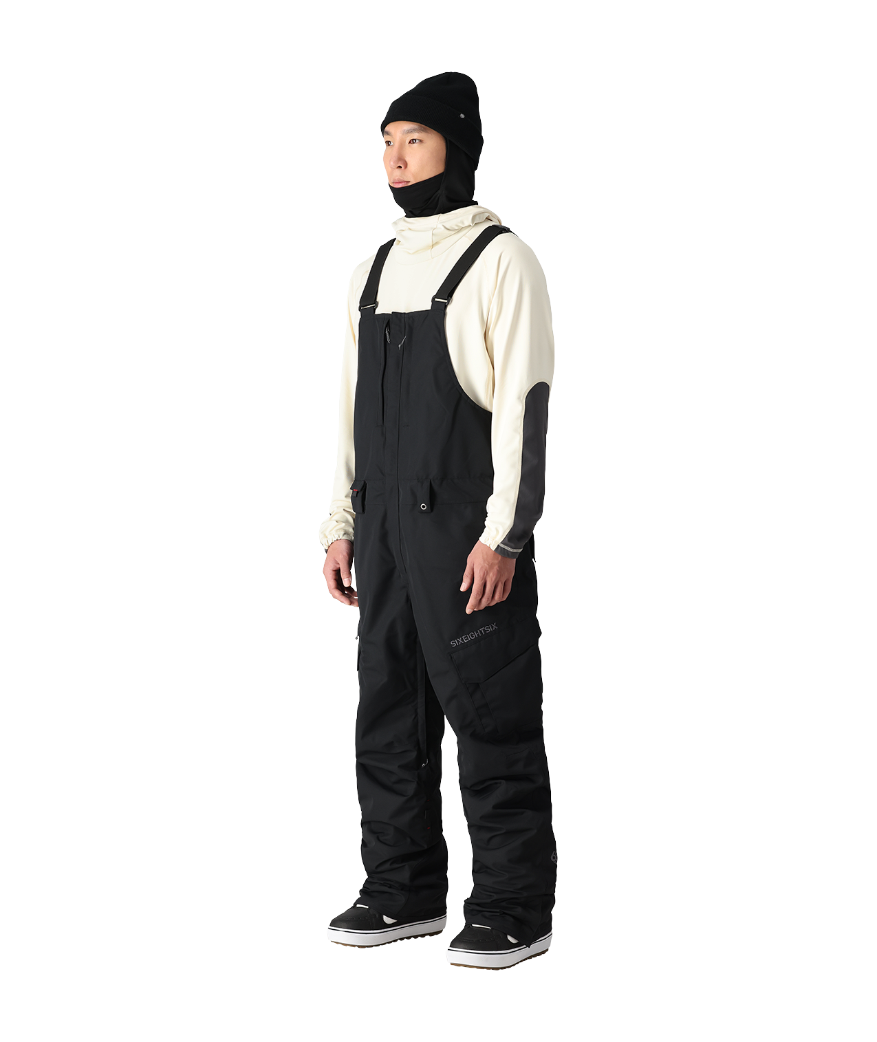 Men's SMARTY® 3-in-1 Cargo Bib - BLACK