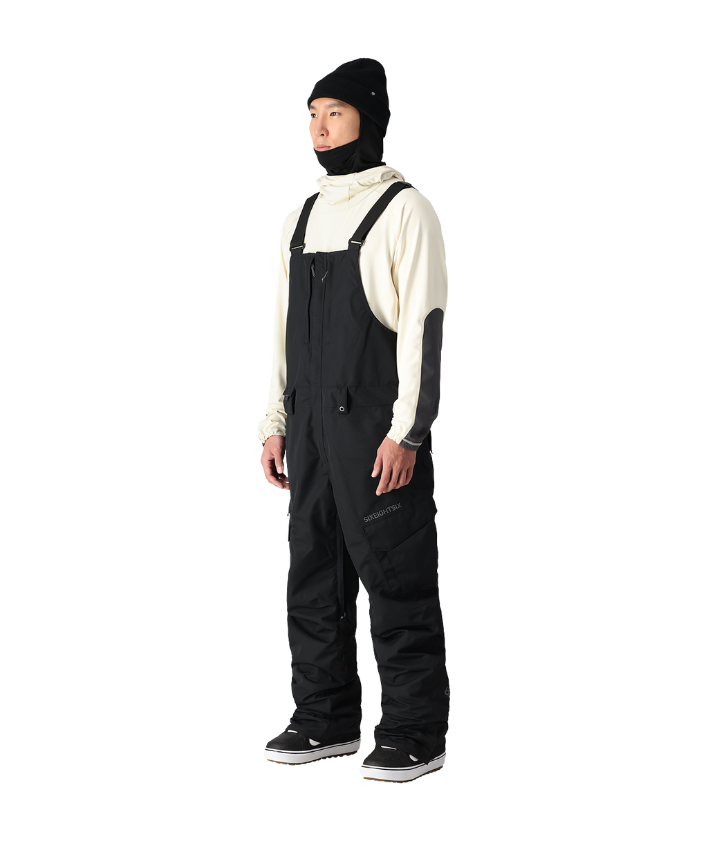 Men's SMARTY® 3-in-1 Cargo Bib - BLACK
