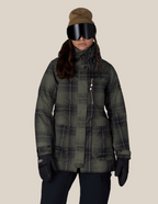 WOMENS SPIRIT™ INSULATED JACKET - FATIGUE GREEN PLAID