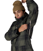 WOMENS SPIRIT™ INSULATED JACKET - FATIGUE GREEN PLAID