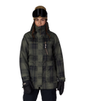 WOMENS SPIRIT™ INSULATED JACKET - FATIGUE GREEN PLAID