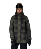 WOMENS SPIRIT™ INSULATED JACKET - FATIGUE GREEN PLAID