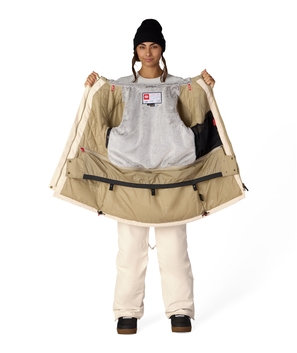 WOMENS SPIRIT™ INSULATED JACKET - LIMESTONE