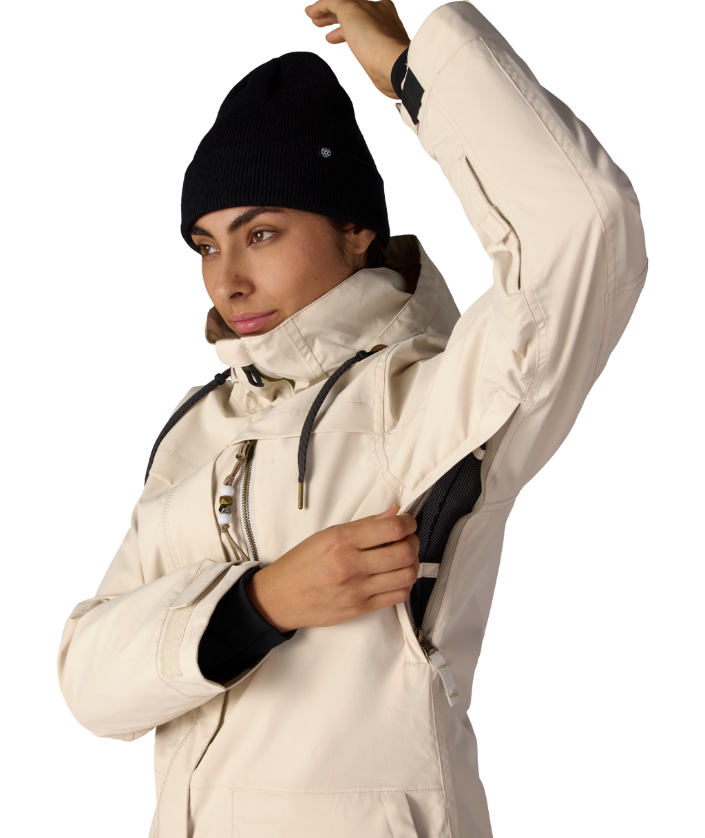 WOMENS SPIRIT™ INSULATED JACKET - LIMESTONE