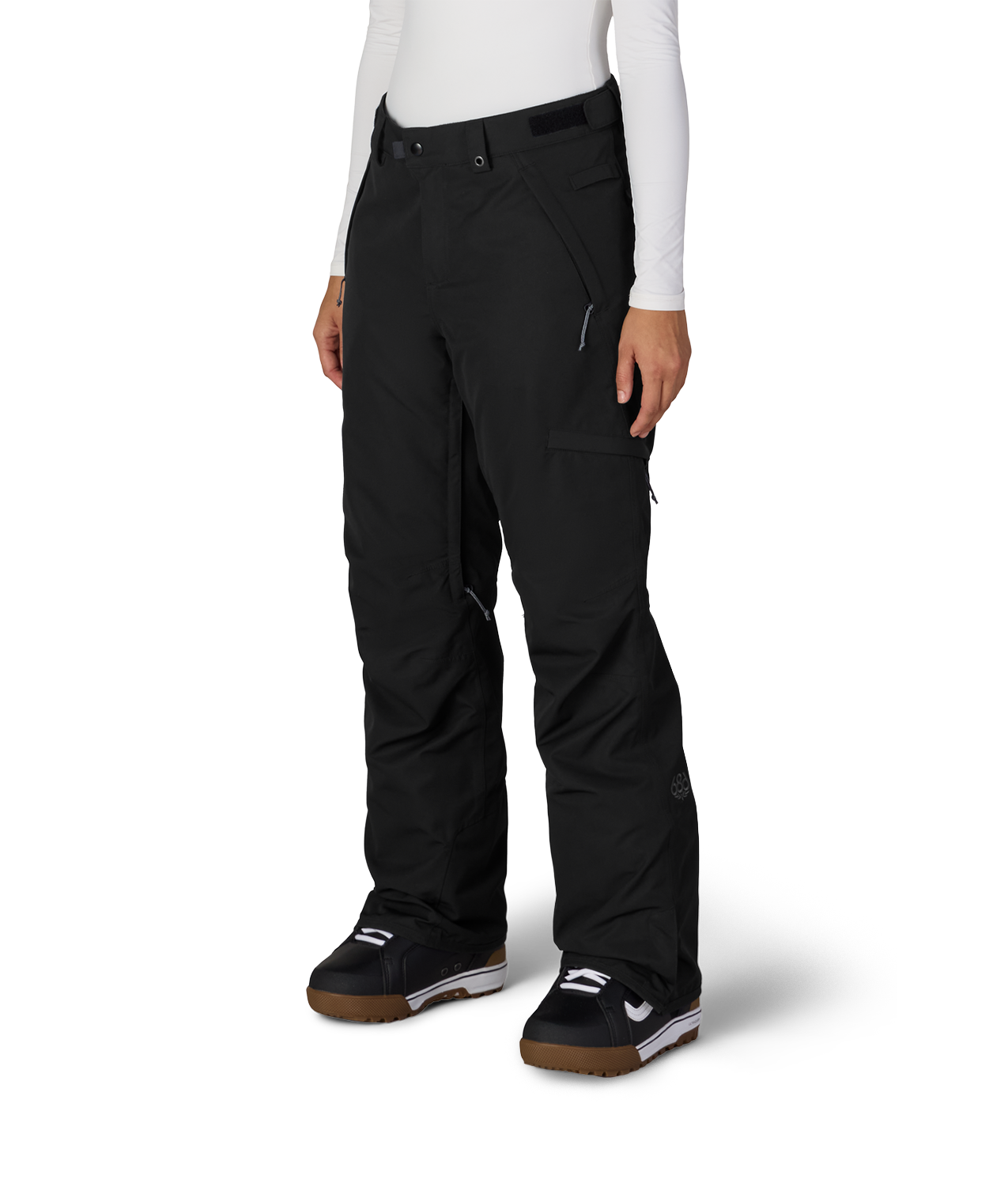 WOMENS SMARTY® 3-IN-1 CARGO PANT - BLACK