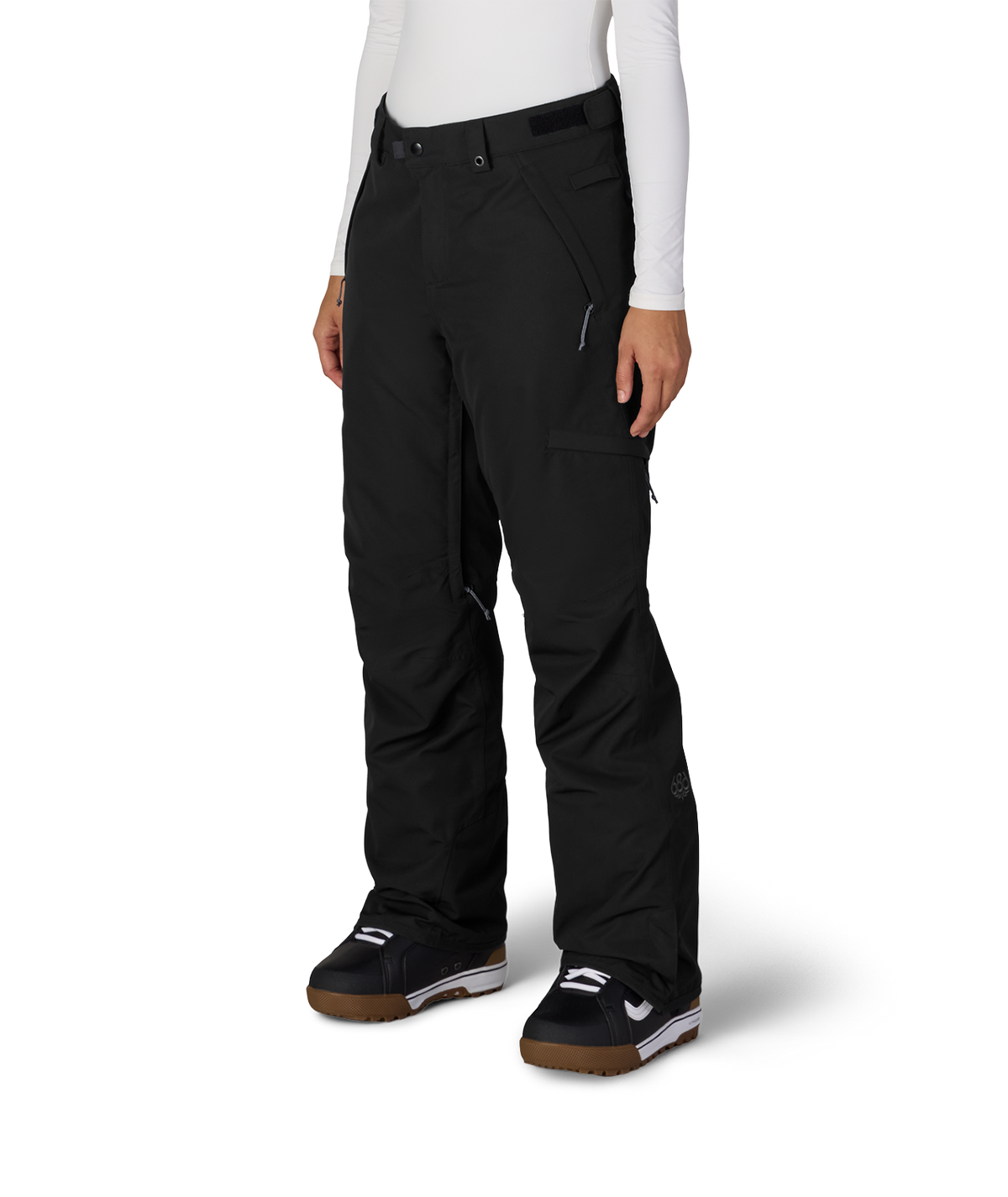 WOMENS SMARTY® 3-IN-1 CARGO PANT - BLACK