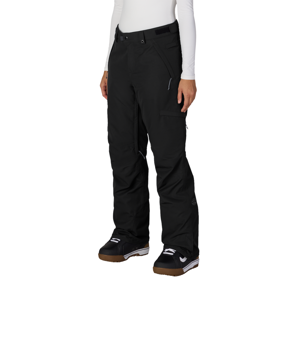 WOMENS SMARTY® 3-IN-1 CARGO PANT - BLACK