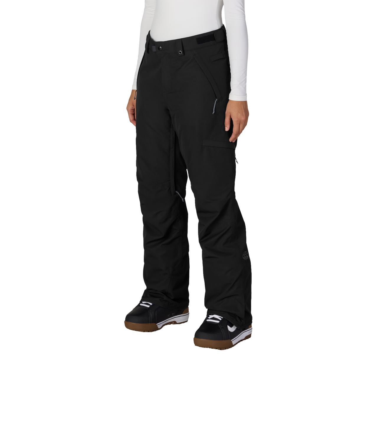 WOMENS SMARTY® 3-IN-1 CARGO PANT - BLACK