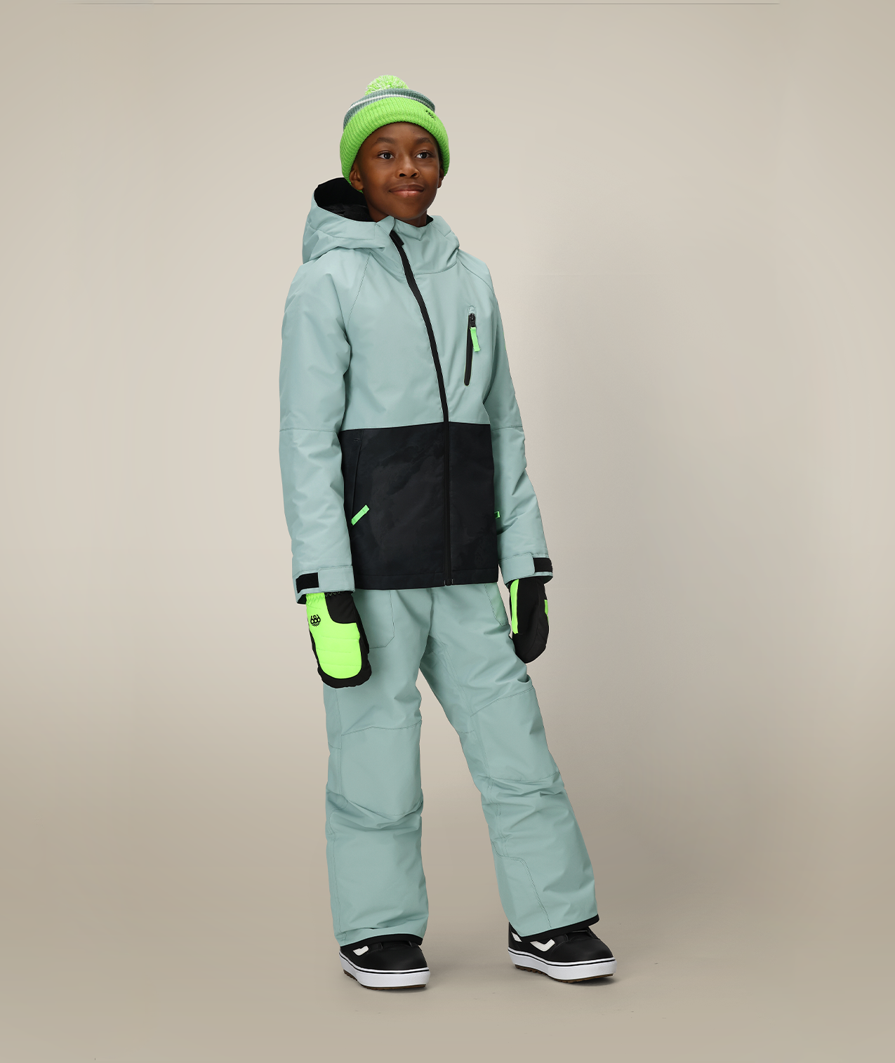 Boys' Hydra Insulated Jacket - DUSTY MARINE COLORBLOCK