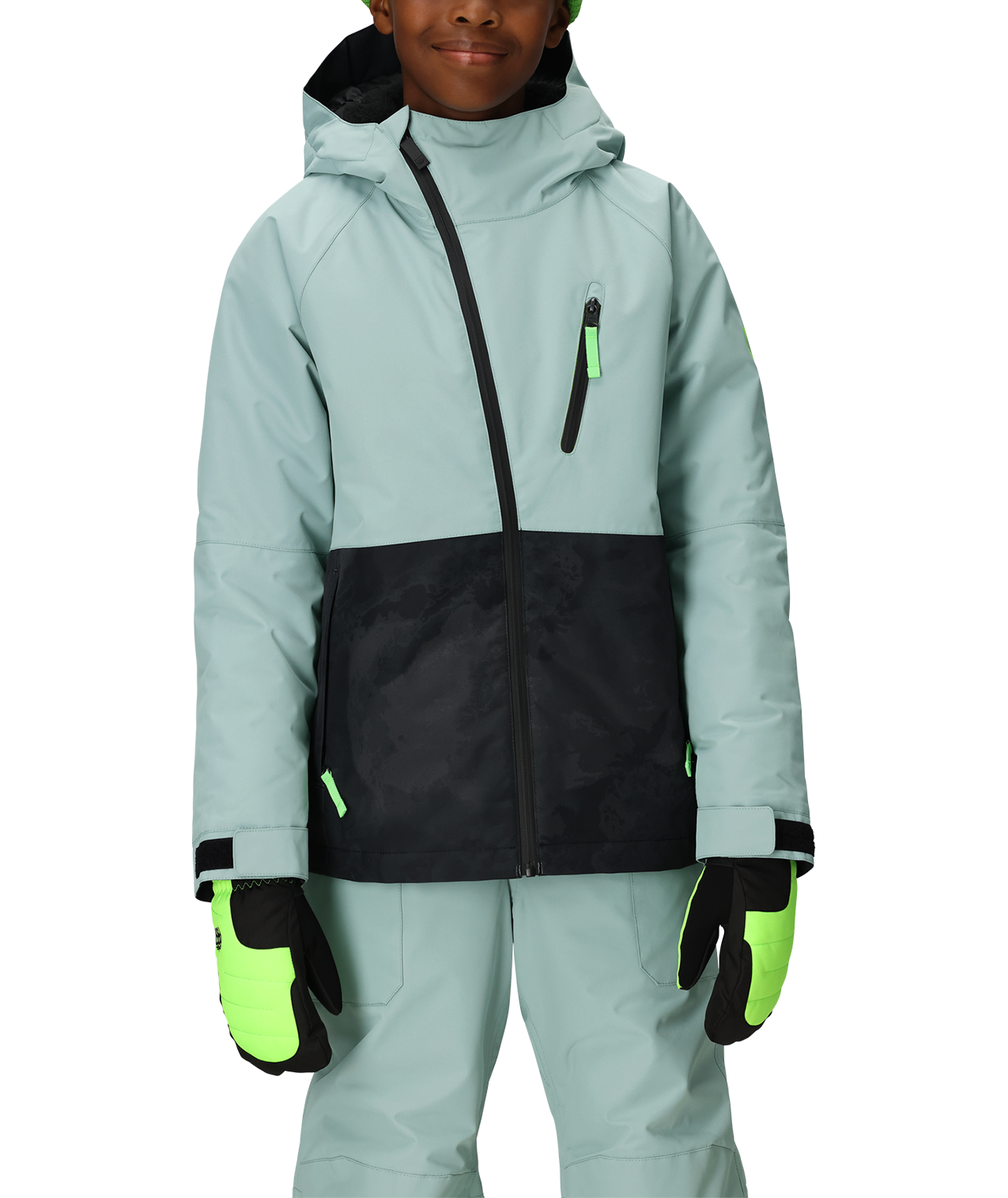Boys' Hydra Insulated Jacket - DUSTY MARINE COLORBLOCK