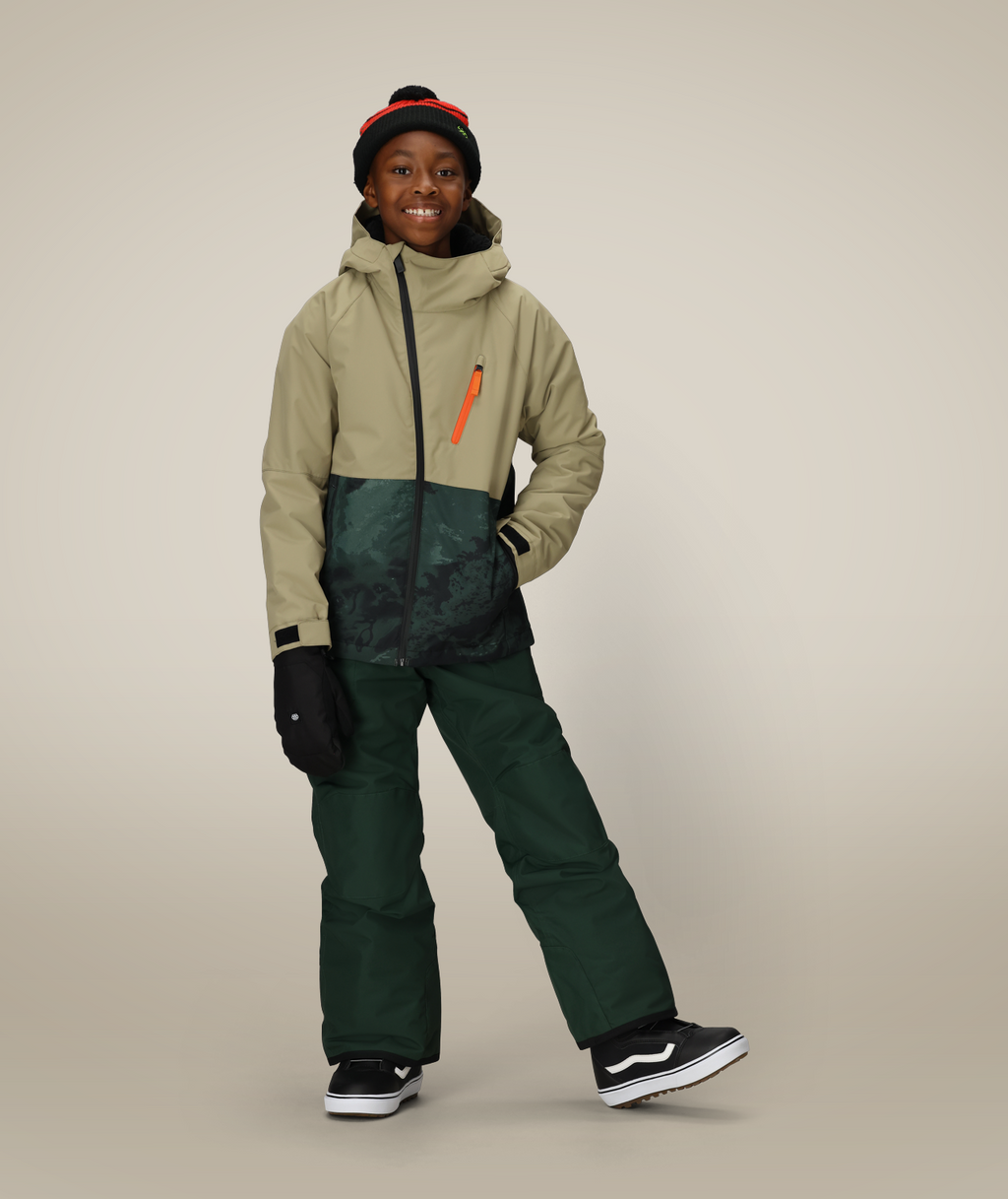 Boys' Hydra Insulated Jacket - SAGE COLORBLOCK