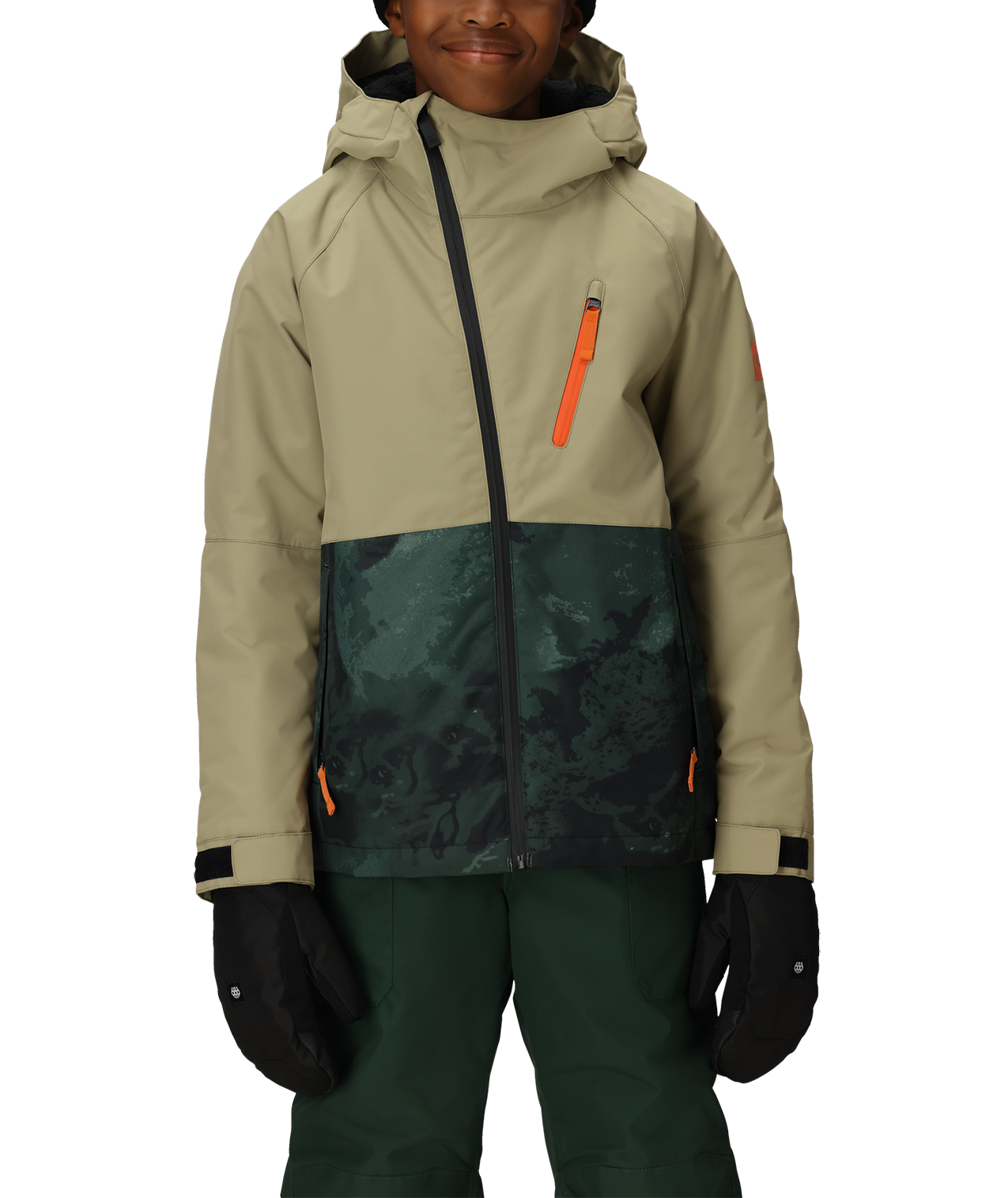 Boys' Hydra Insulated Jacket - SAGE COLORBLOCK