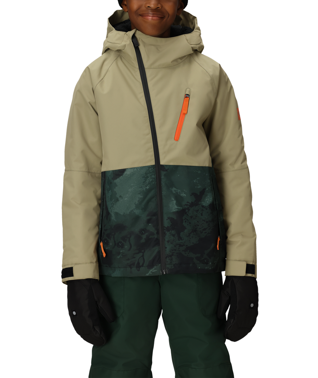 Boys' Hydra Insulated Jacket - SAGE COLORBLOCK
