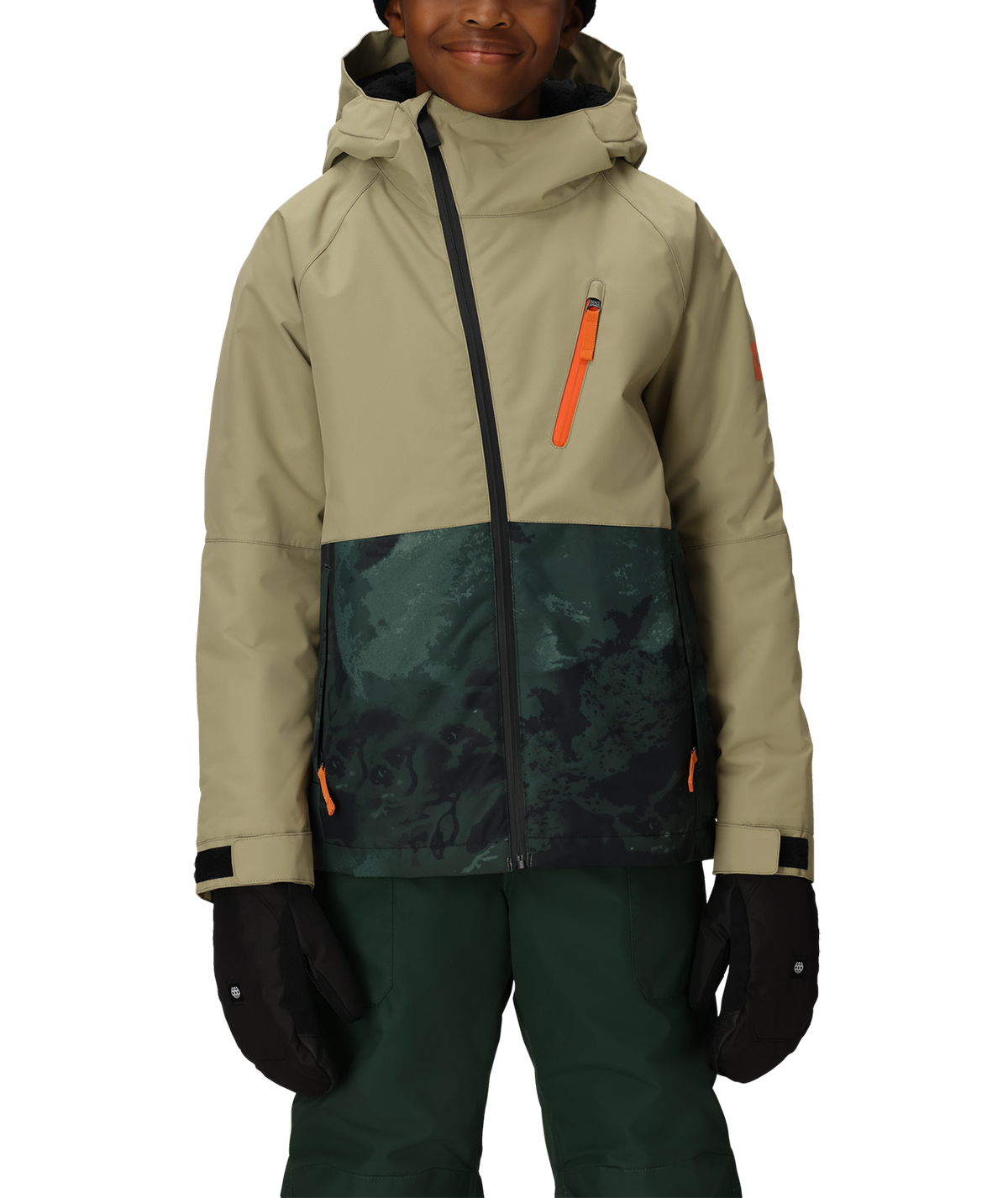 Boys' Hydra Insulated Jacket - SAGE COLORBLOCK