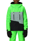BOYS GEO™ INSULATED JACKET - BOREALIS GREEN COLORBLOCK