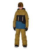 BOYS GEO™ INSULATED JACKET - BRONZE COLORBLOCK