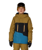 BOYS GEO™ INSULATED JACKET - BRONZE COLORBLOCK