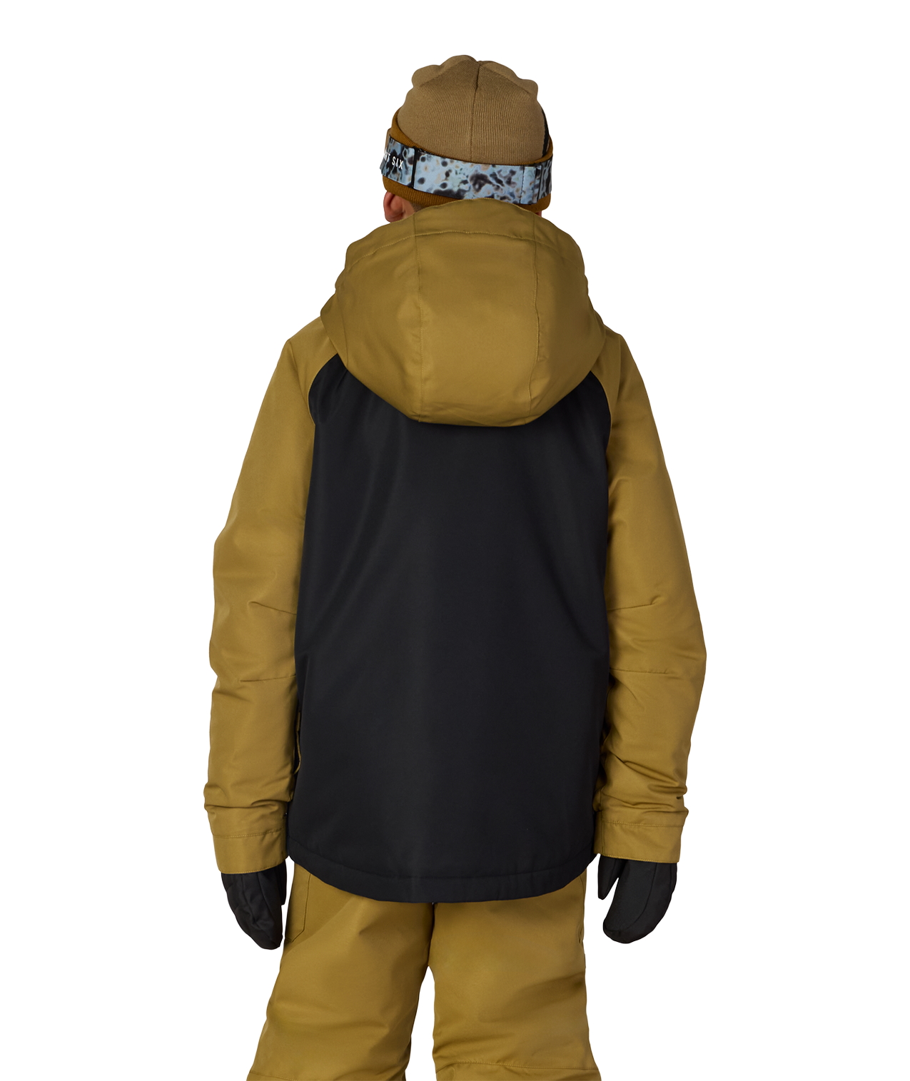 BOYS GEO™ INSULATED JACKET - BRONZE COLORBLOCK