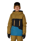 BOYS GEO™ INSULATED JACKET - BRONZE COLORBLOCK