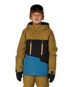 BOYS GEO™ INSULATED JACKET - BRONZE COLORBLOCK