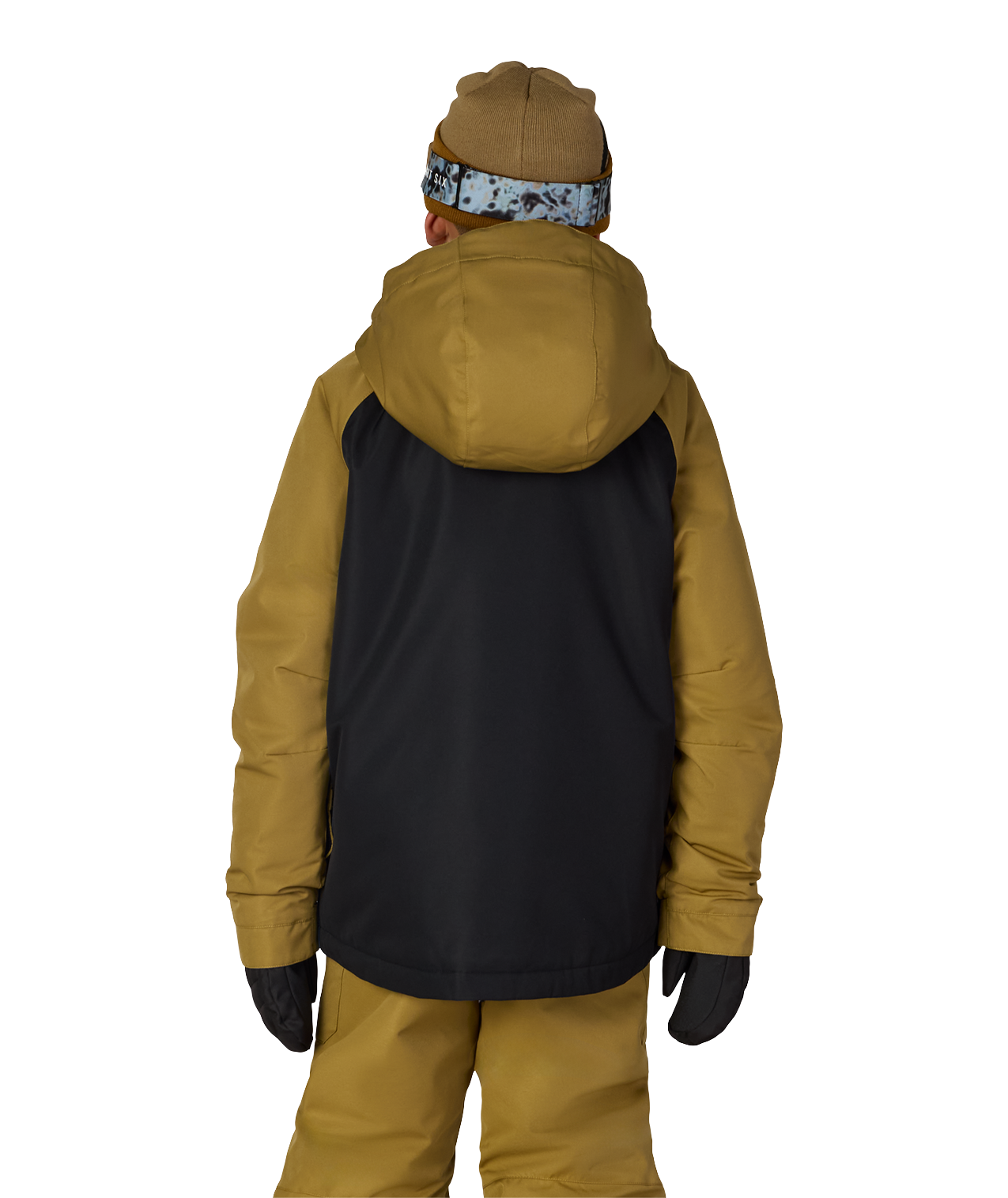 BOYS GEO™ INSULATED JACKET - BRONZE COLORBLOCK