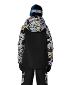BOYS GEO™ INSULATED JACKET - GREY TUNDRA COLORBLOCK