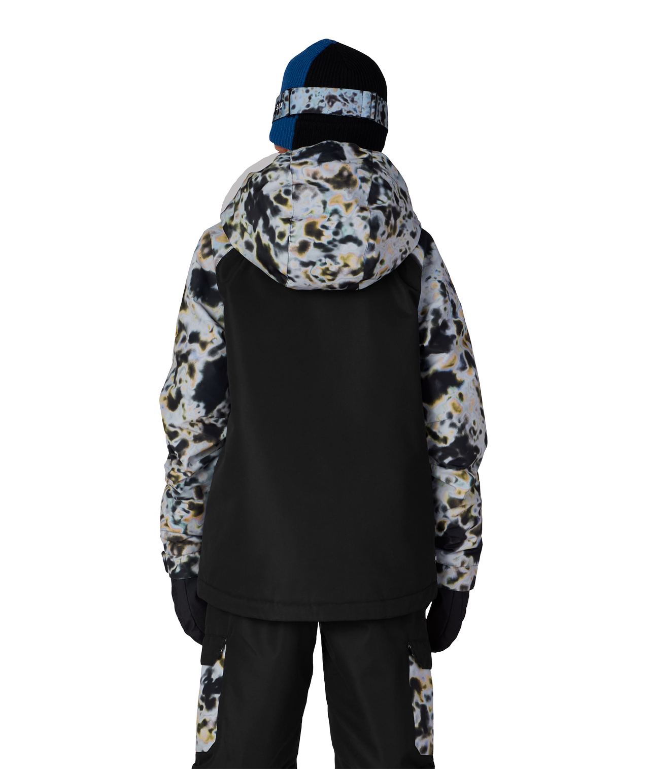 BOYS GEO™ INSULATED JACKET - GREY TUNDRA COLORBLOCK