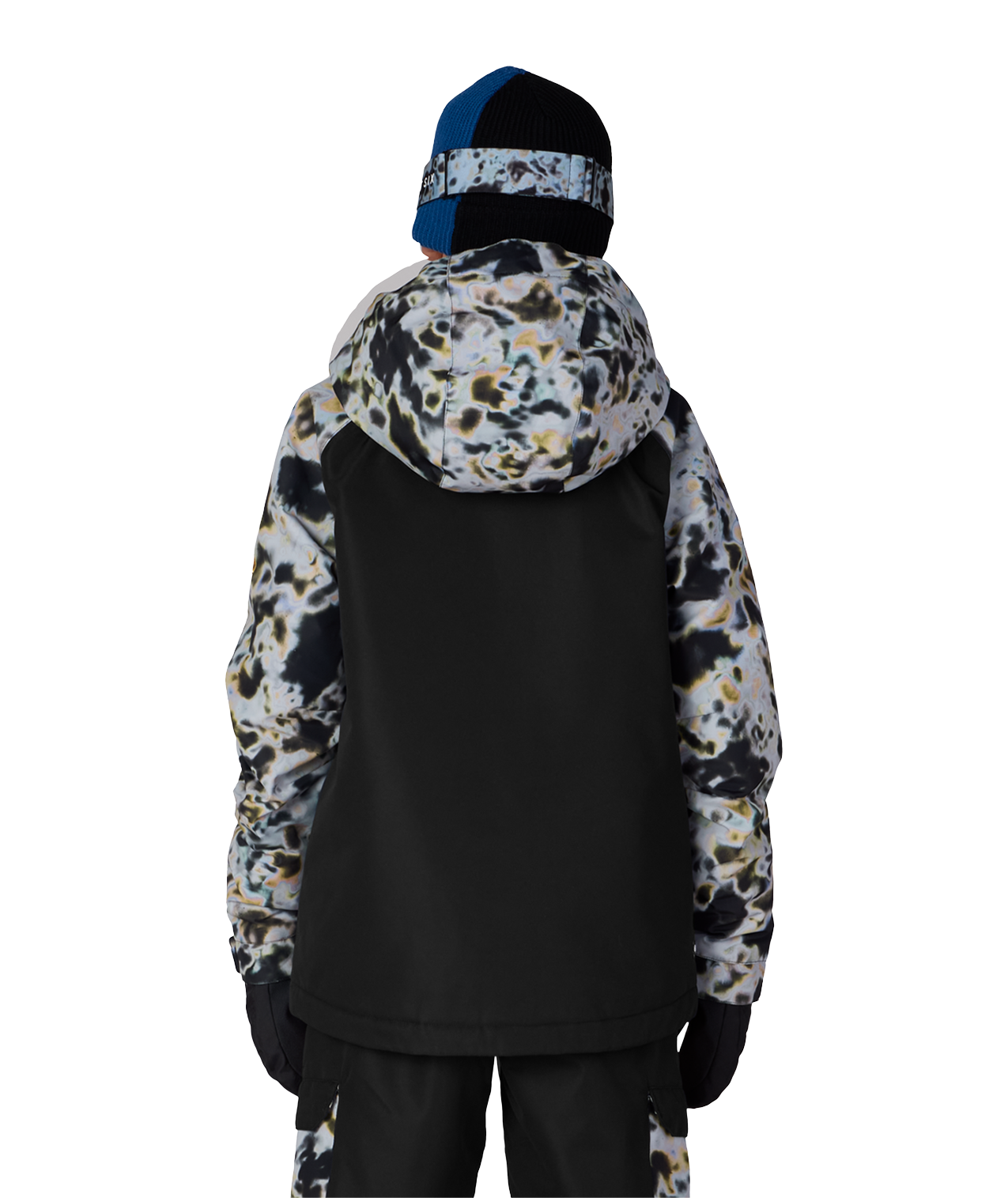 BOYS GEO™ INSULATED JACKET - GREY TUNDRA COLORBLOCK
