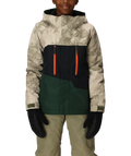 BOYS GEO™ INSULATED JACKET - LIMESTONE HEMISPHERE CLRBLK