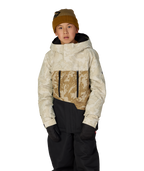 BOYS GEO™ INSULATED JACKET - LIMESTONE SCRATCH COLORBLOCK