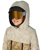 BOYS GEO™ INSULATED JACKET - LIMESTONE SCRATCH COLORBLOCK