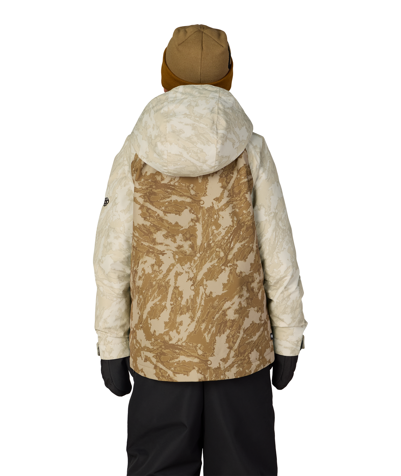 BOYS GEO™ INSULATED JACKET - LIMESTONE SCRATCH COLORBLOCK