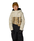 BOYS GEO™ INSULATED JACKET - LIMESTONE SCRATCH COLORBLOCK