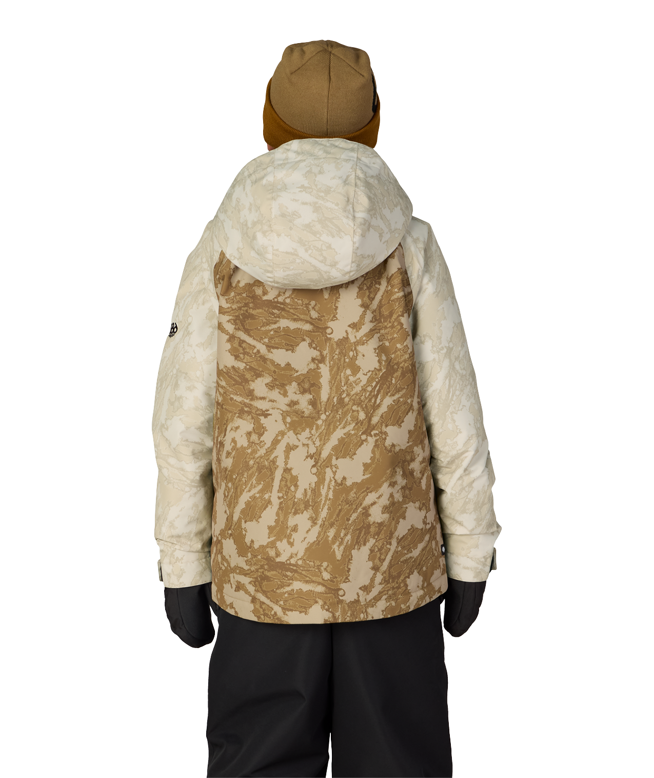 BOYS GEO™ INSULATED JACKET - LIMESTONE SCRATCH COLORBLOCK